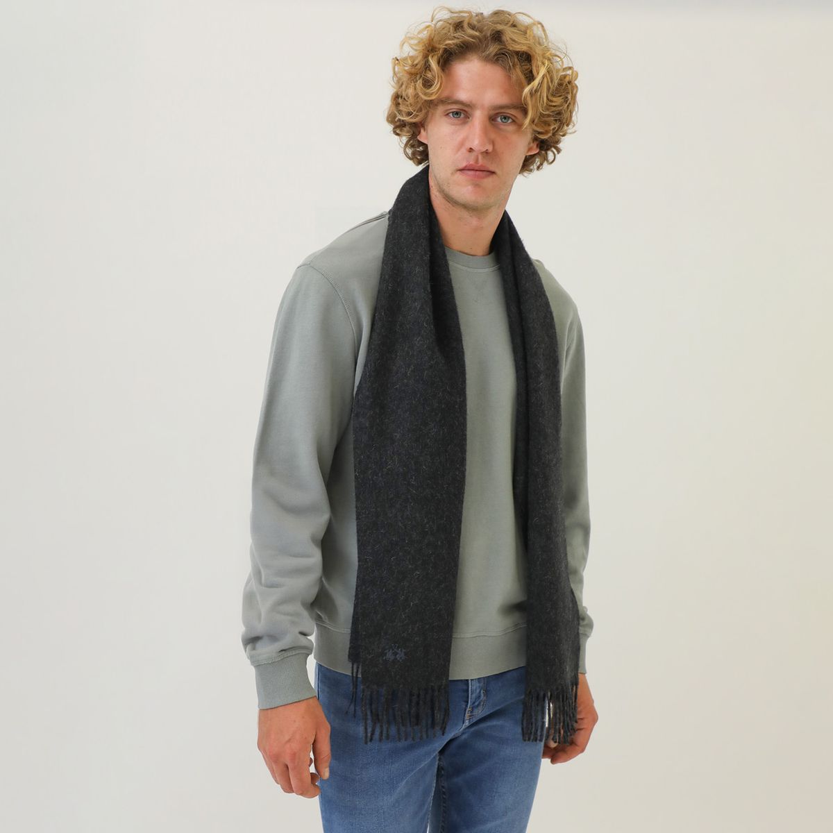 LA MARTINA - Bufanda Baby Alpaca Hombre La Martina
