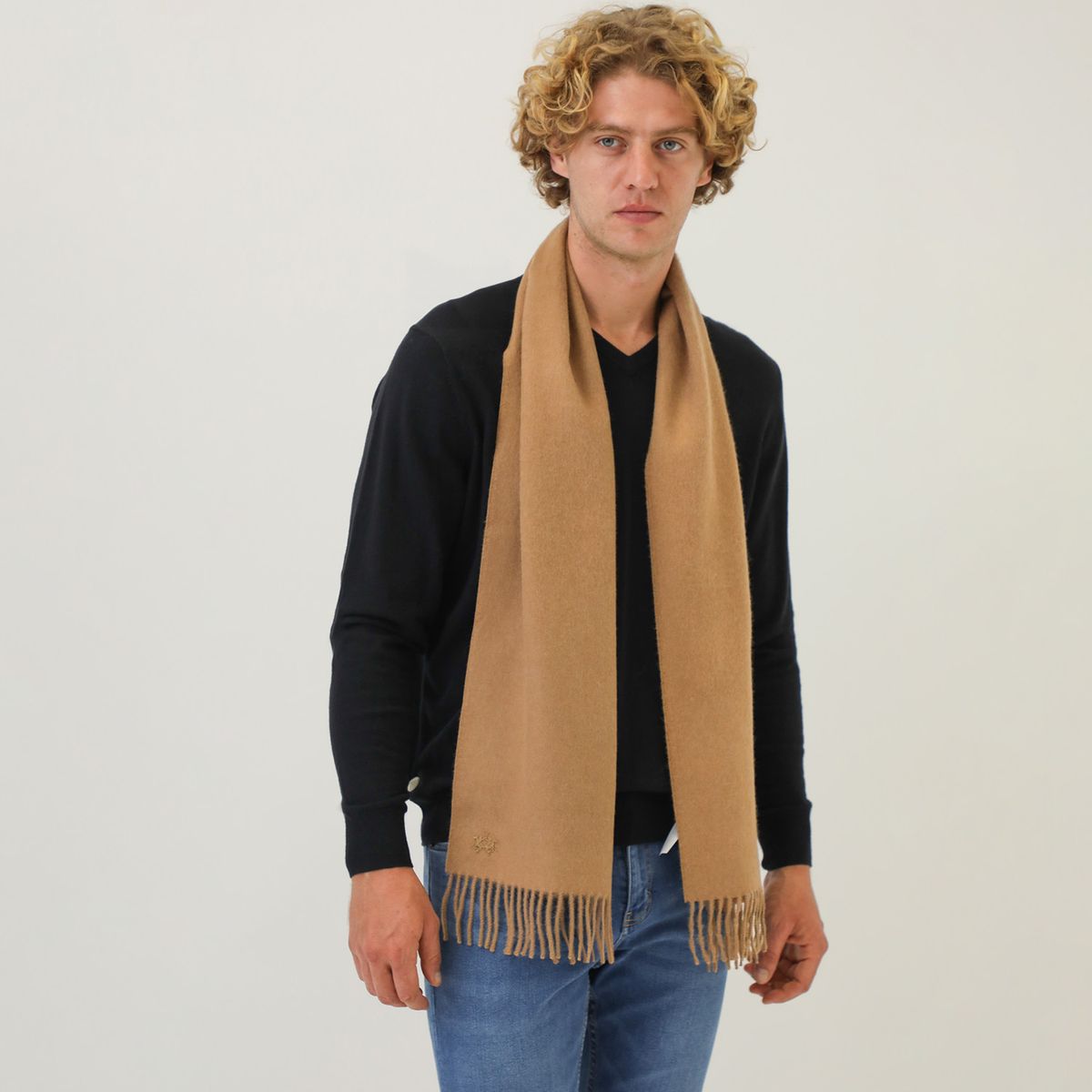 LA MARTINA - Bufanda Baby Alpaca Hombre La Martina