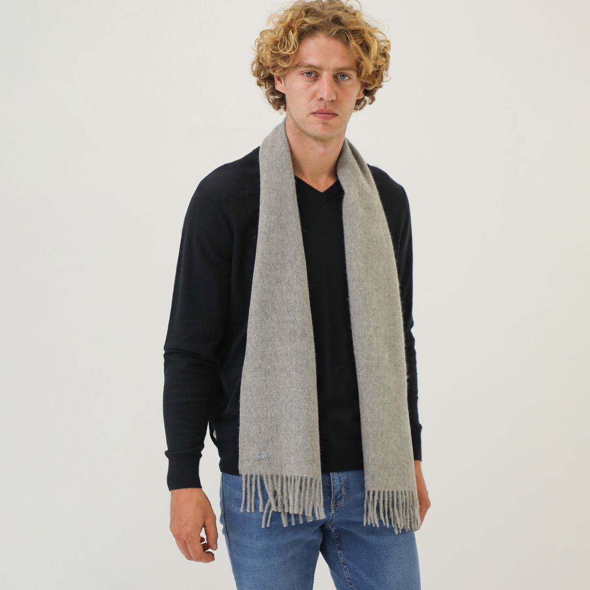 LA MARTINA - Bufanda Baby Alpaca Hombre La Martina