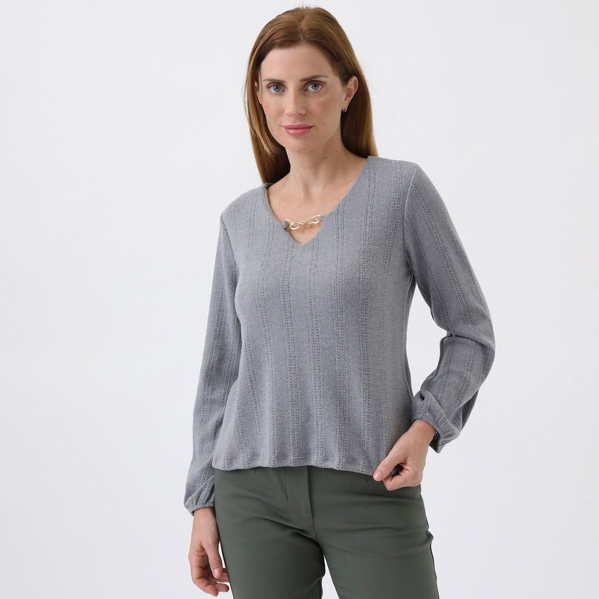 STEFANO COCCI - Polo Manga Larga Casual Mujer Stefano Cocci