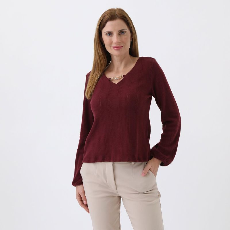 STEFANO COCCI - Polo Manga Larga Casual Mujer Stefano Cocci