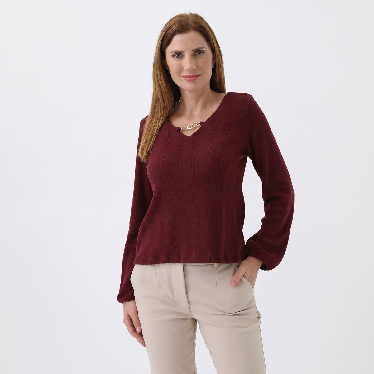 STEFANO COCCI - Polo Manga Larga Casual Mujer Stefano Cocci