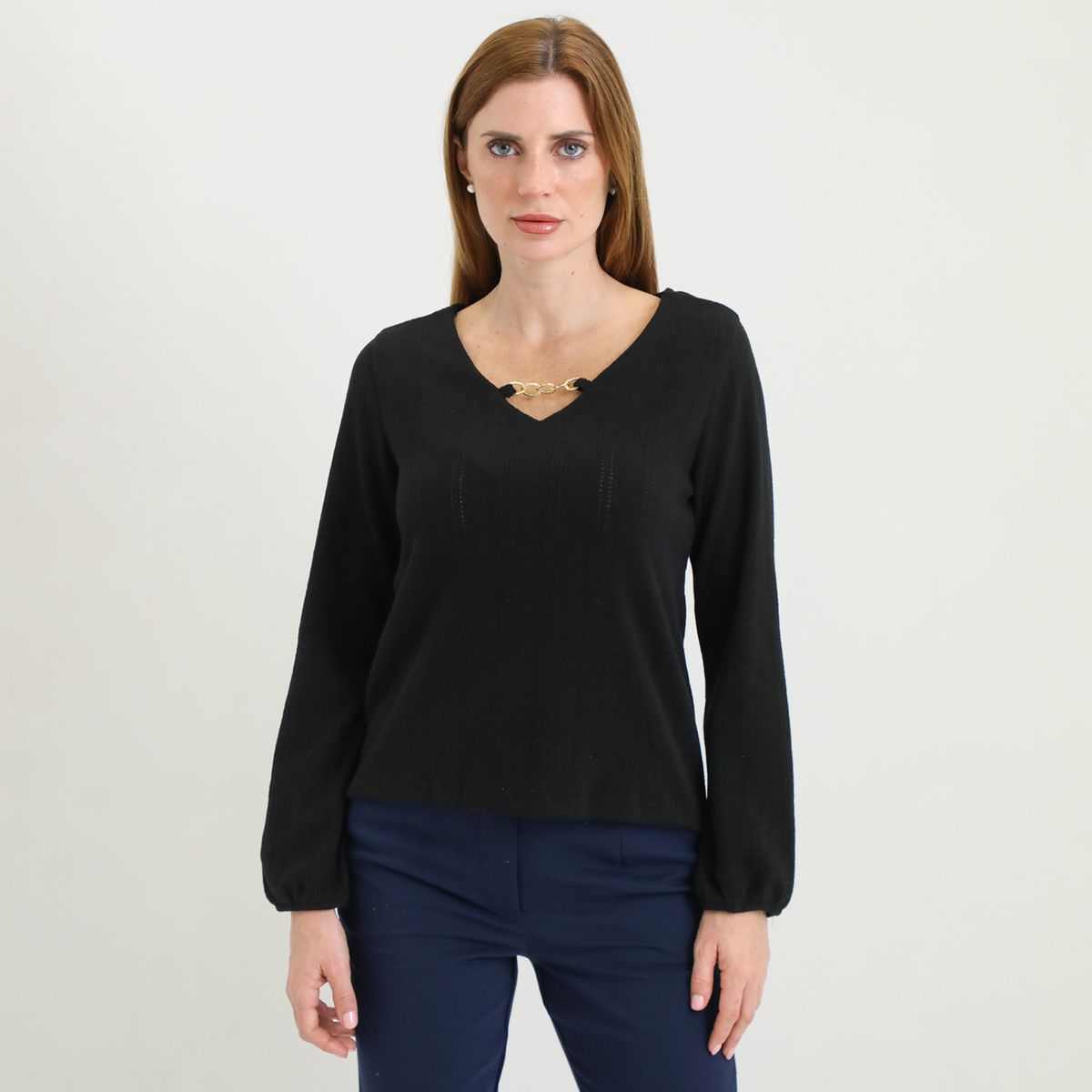 STEFANO COCCI - Polo Manga Larga Casual Mujer Stefano Cocci