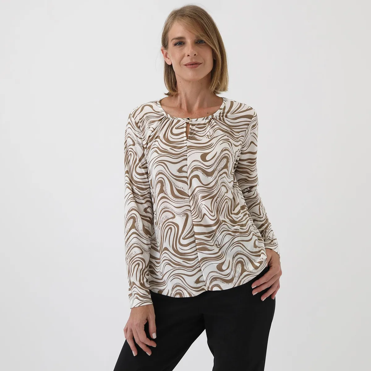 STEFANO COCCI - Polo Manga Larga Casual Mujer Stefano Cocci