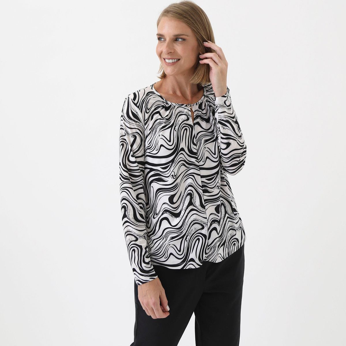 STEFANO COCCI - Polo Manga Larga Casual Mujer Stefano Cocci