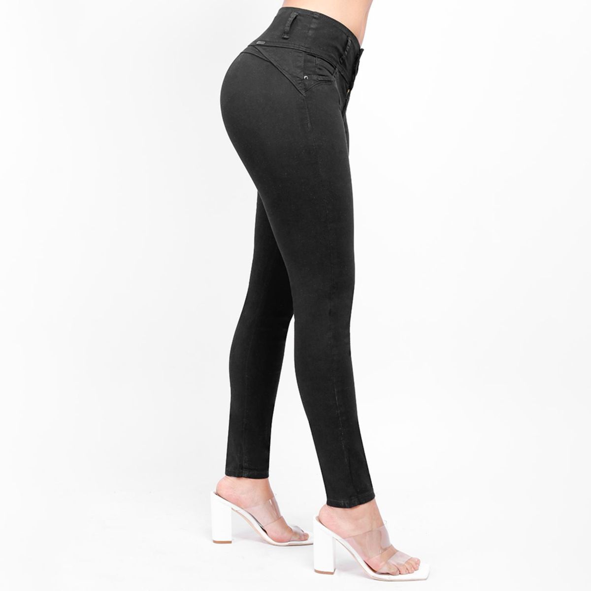 KANSAS - Jean Skinny Tiro Alto Mujer Kansas