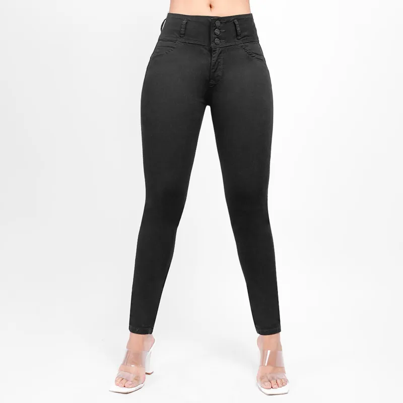 KANSAS - Jean Skinny Tiro Alto Mujer Kansas