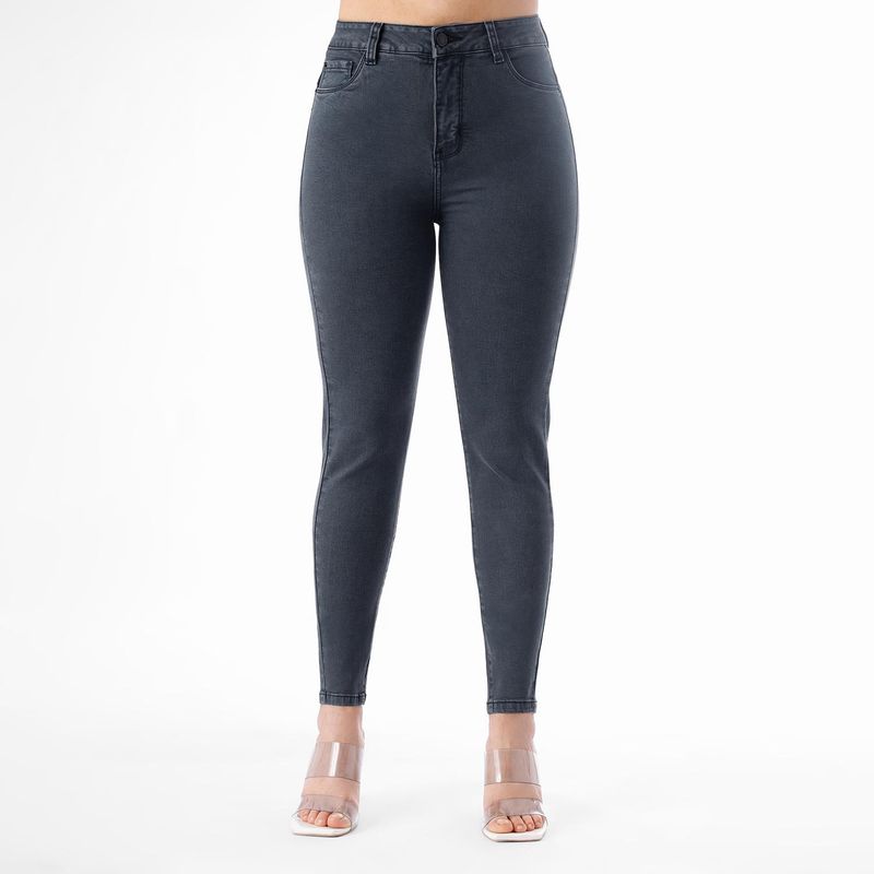 KANSAS - Jean Skinny Tiro Alto Mujer Kansas