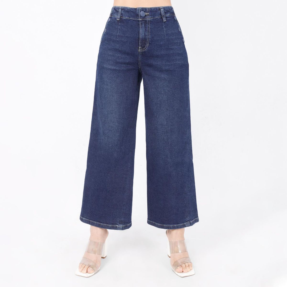 KANSAS - Jean Culotte Algodón Mujer Kansas