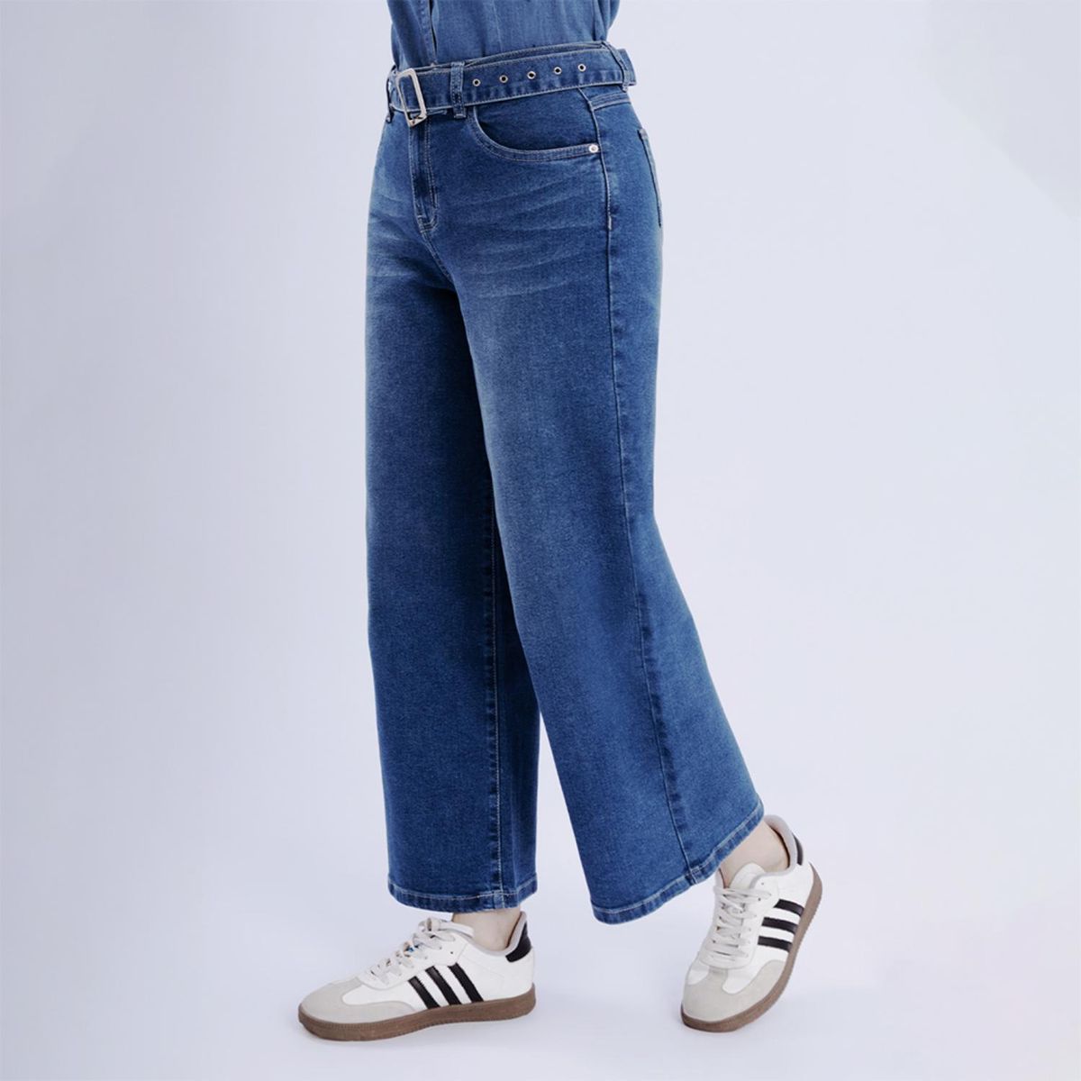 KANSAS - Jean Flare Tiro Alto Mujer Kansas