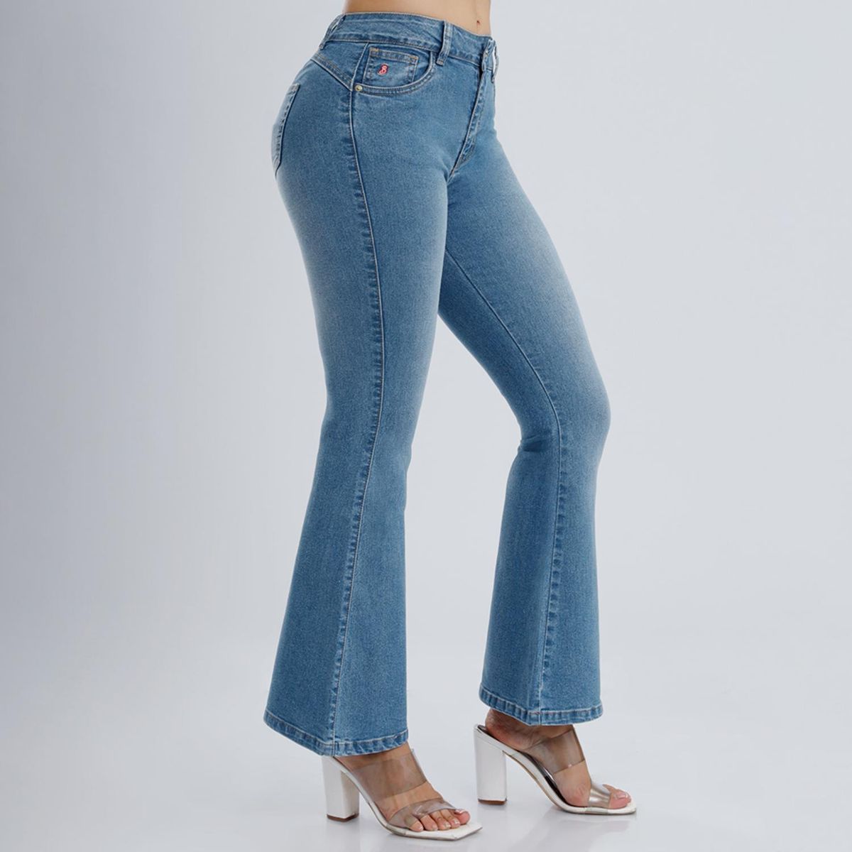 KANSAS - Jean Flare Algodón Mujer Kansas