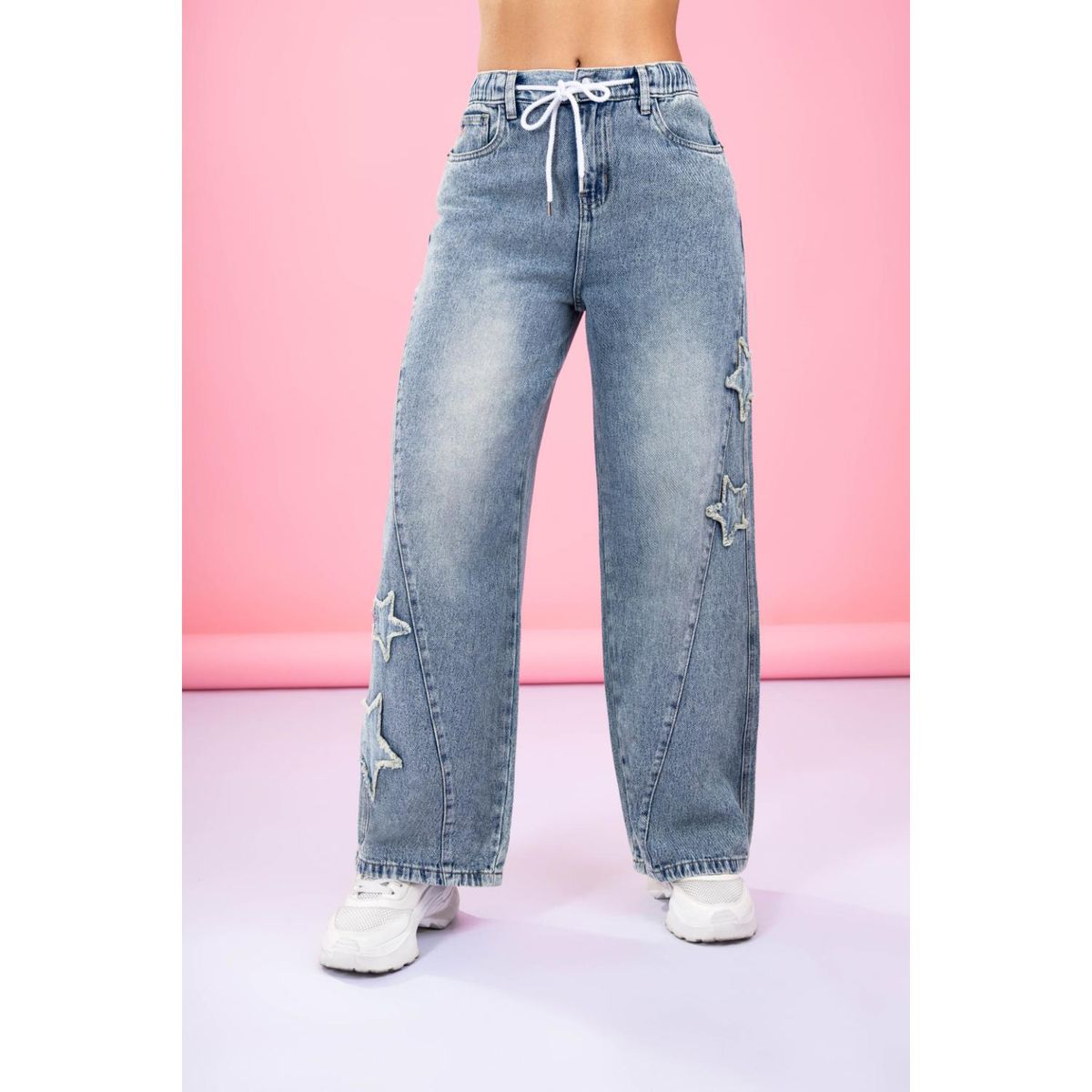 KANSAS - Jean Palazzo Tiro Alto Mujer Kansas