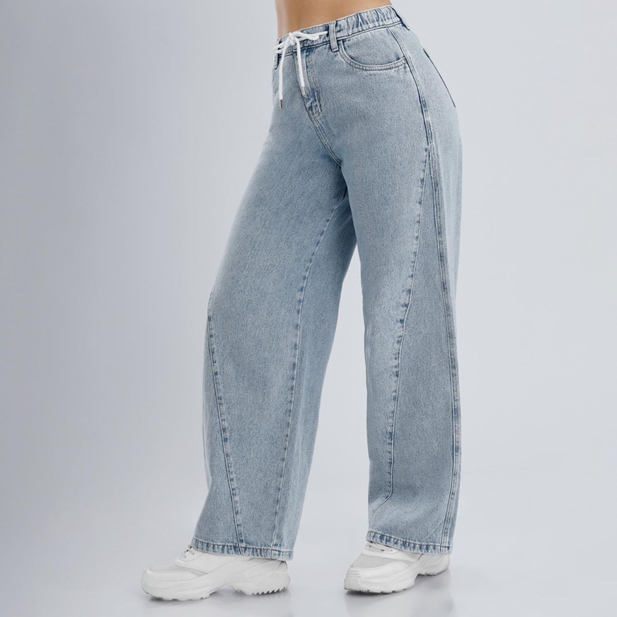 KANSAS - Jean Palazzo Tiro Alto Mujer Kansas