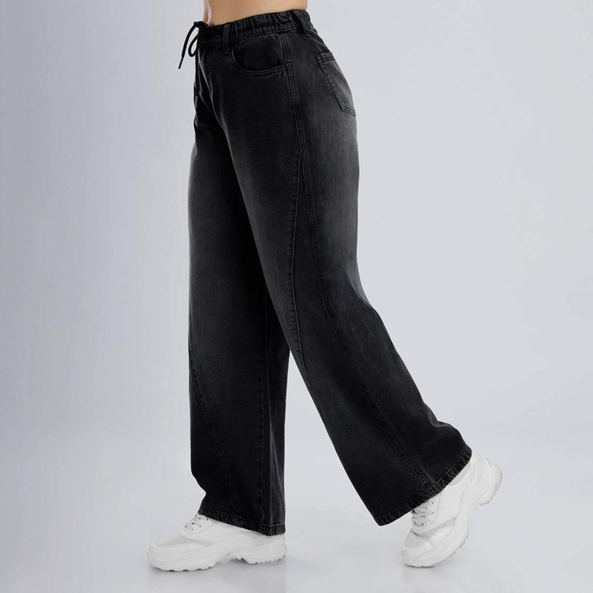 KANSAS - Jean Palazzo Algodón Mujer Kansas