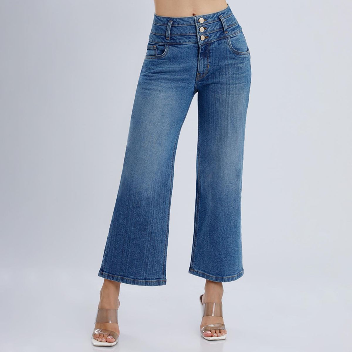 KANSAS - Jean Culotte Algodón Mujer Kansas