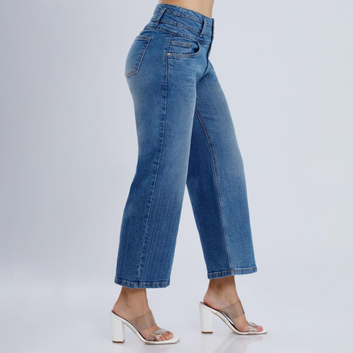 KANSAS - Jean Culotte Algodón Mujer Kansas