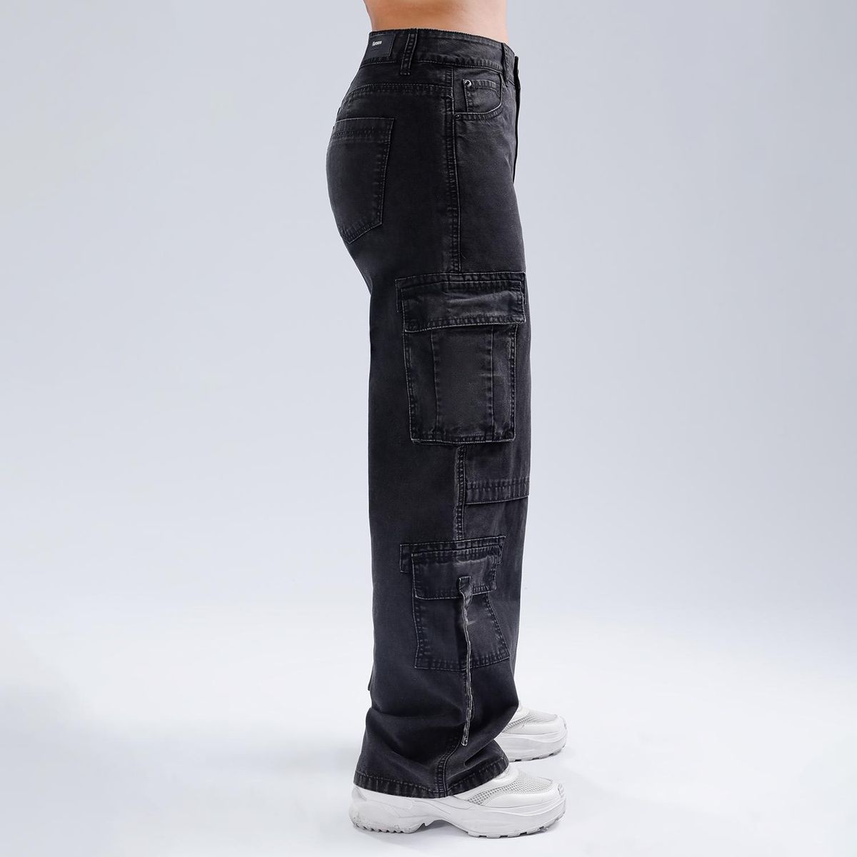 KANSAS - Jean Palazzo Tiro Alto Mujer Kansas