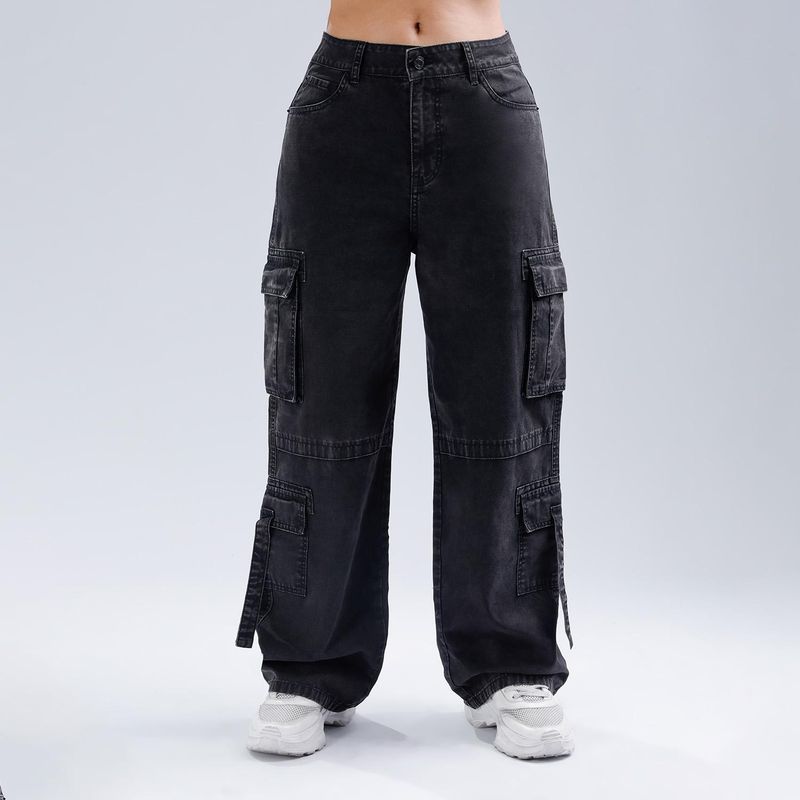 KANSAS - Jean Palazzo Tiro Alto Mujer Kansas