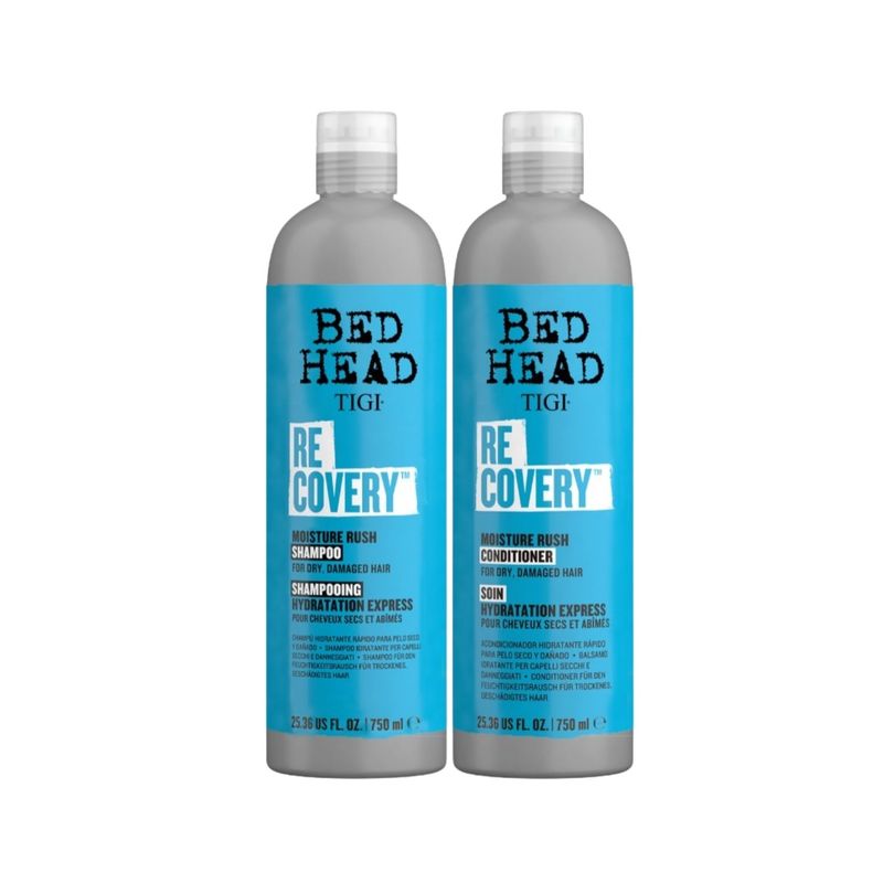 TIGI - Duo Pack Hidratación Profunda Recovery 750ml (shampoo + Conditioner)