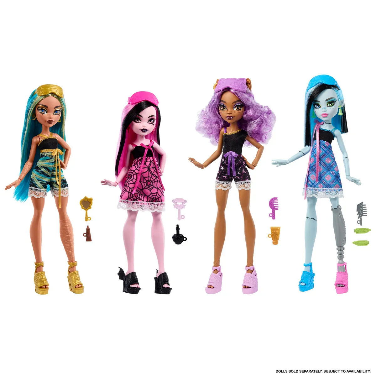 MONSTER HIGH - Monster High Muñeca Pijamas Monstruosas Sorpresa