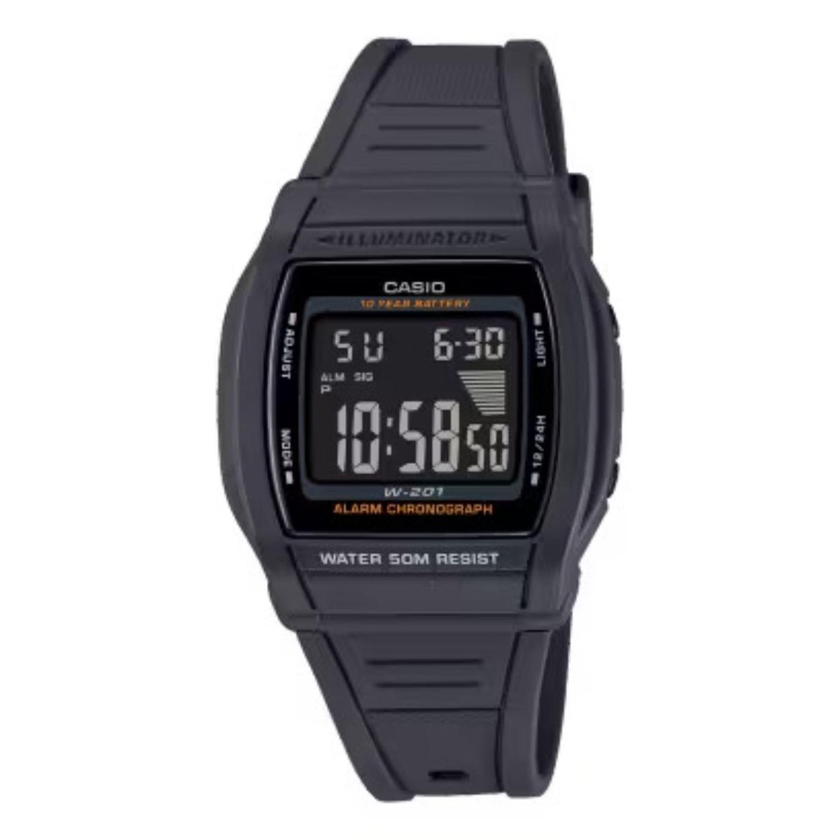 CASIO - Reloj Casio W-201-1bv Hombre