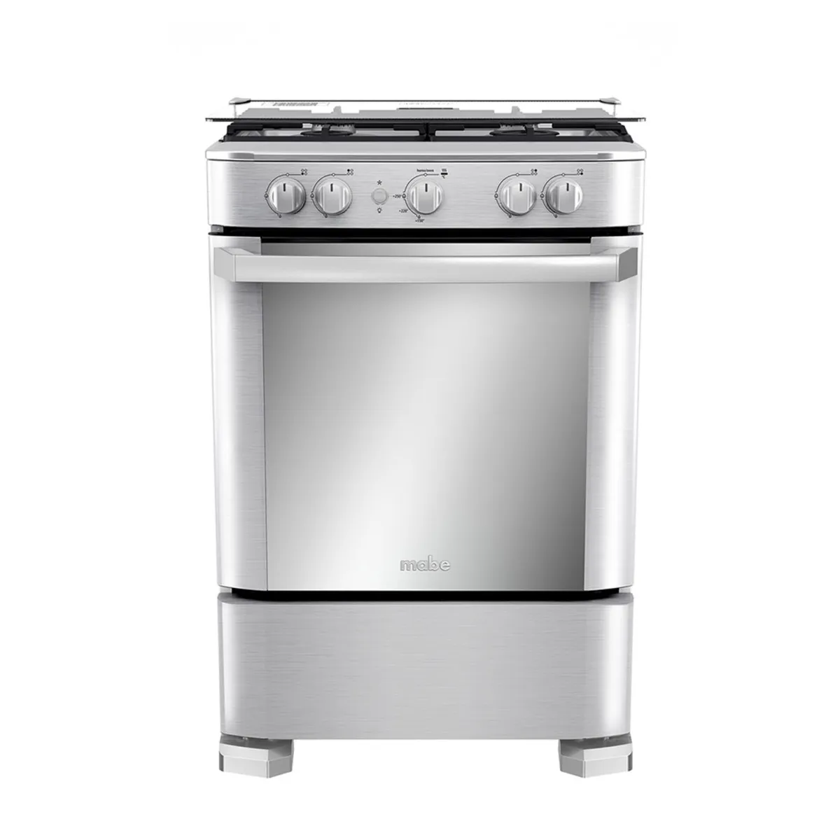 MABE - Cocina a Gas 4 Hornillas 60Cm Inox CMP6030FX1