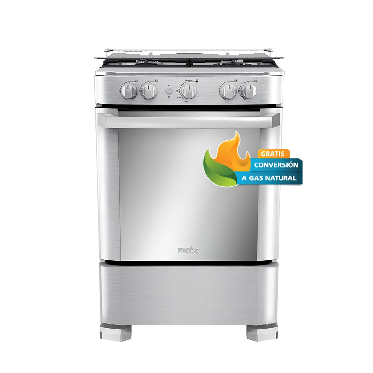 MABE - Cocina a Gas 60cm 4 Hornillas CMP6040FX1
