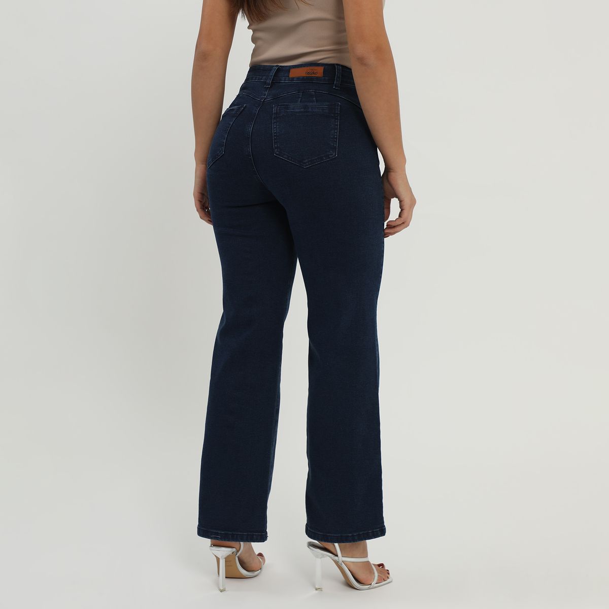 MOSSIMO - Jean Straight Tiro Alto Mujer Mossimo