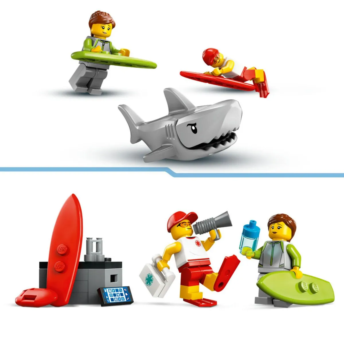 LEGO - Bloques Furgoneta de Rescate del Socorrista Lego