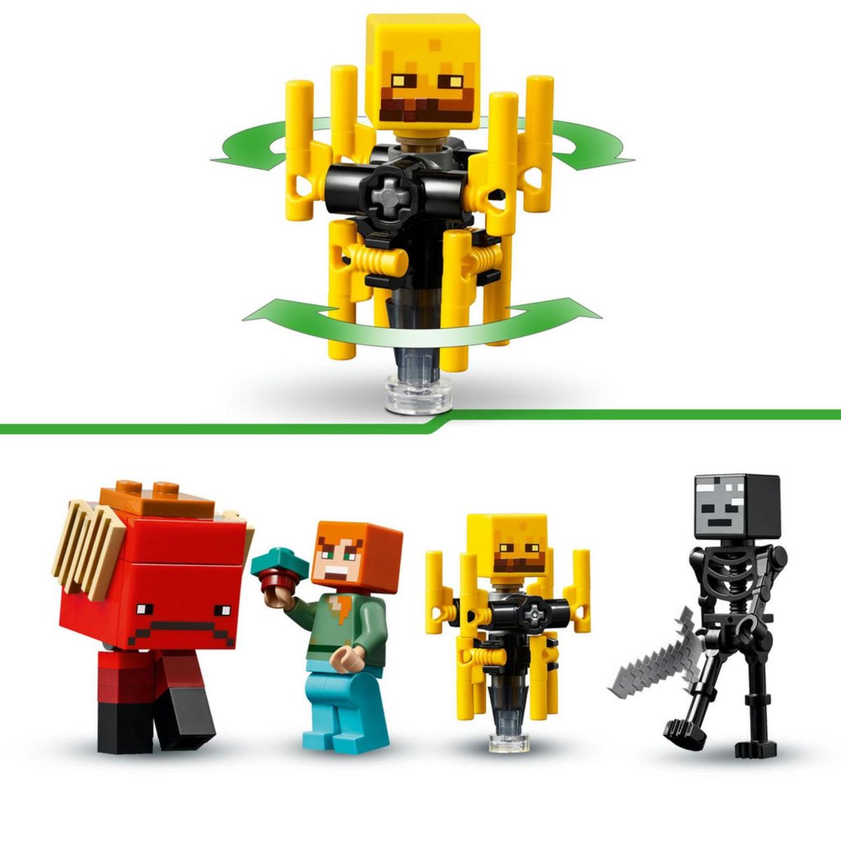 LEGO - Bloques Minecraft Batalla The Nether Lava Lego