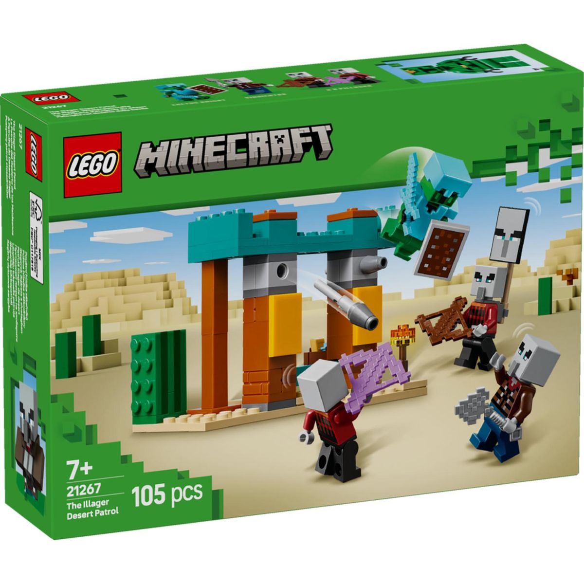 LEGO - Bloques Minecraft La Patrulla del Desierto De Los Maldeanos Lego