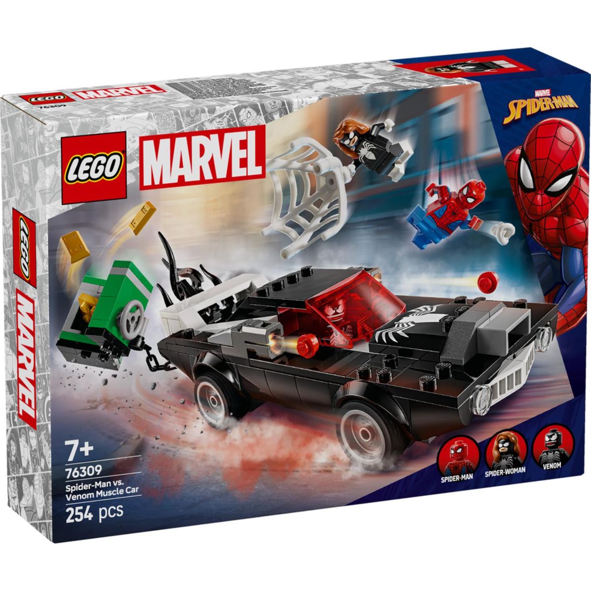LEGO - Bloques Spider-man Vs. Coche Brutal de Venom Lego