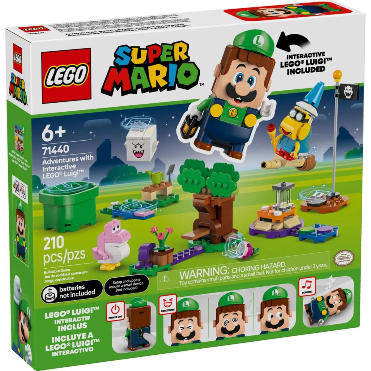 LEGO - Bloques Mario Kart Aventuras Interactivas Con Luigi Lego