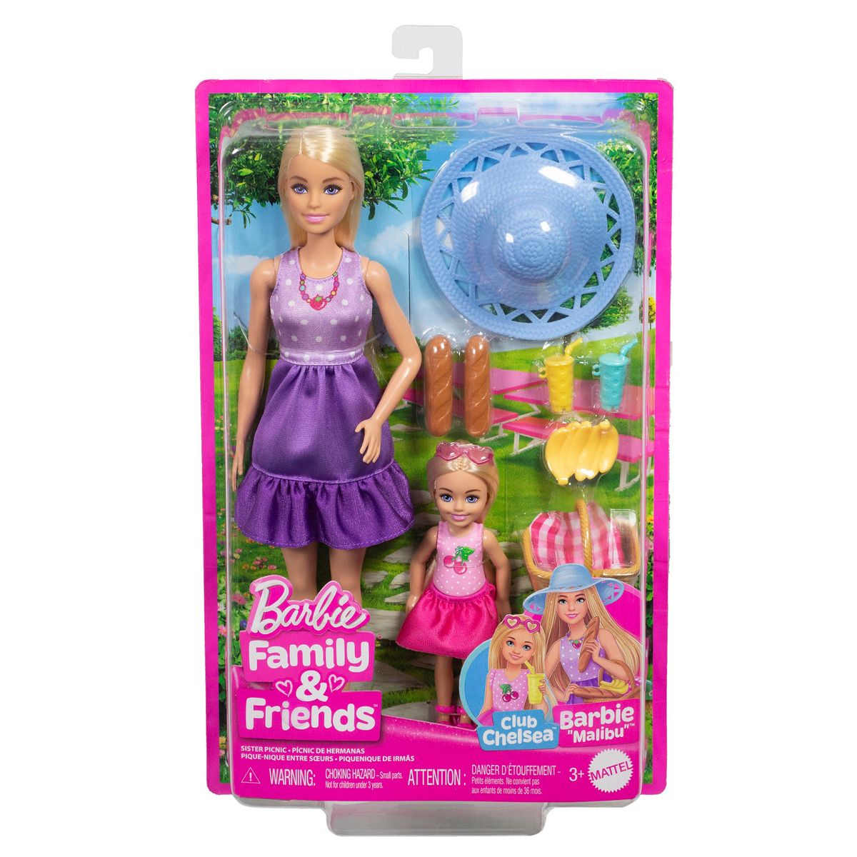 BARBIE - Barbie Set De Juego Picnic Con Chelsea