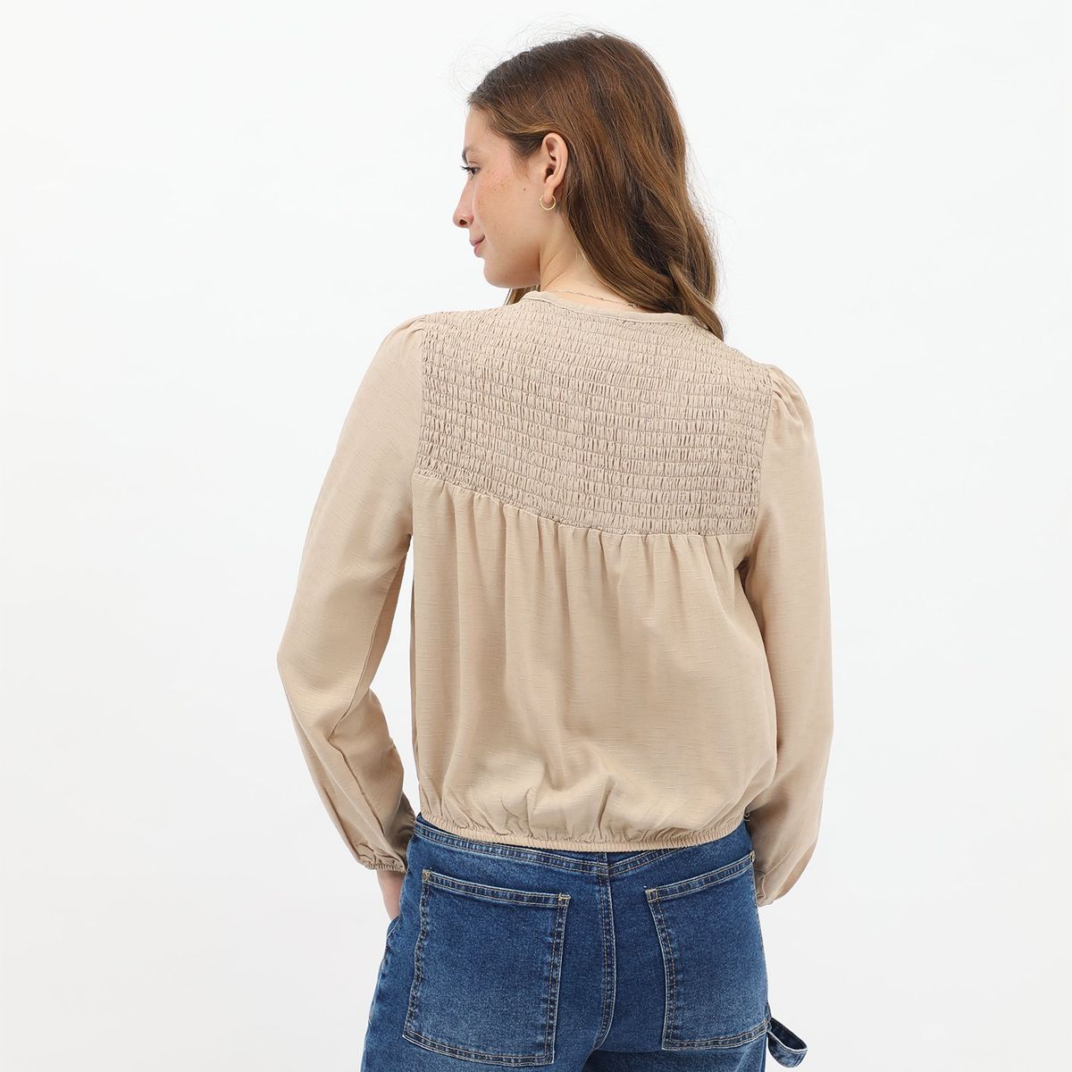 DOO AUSTRALIA - Blusa Manga Larga Casual Mujer Doo Australia