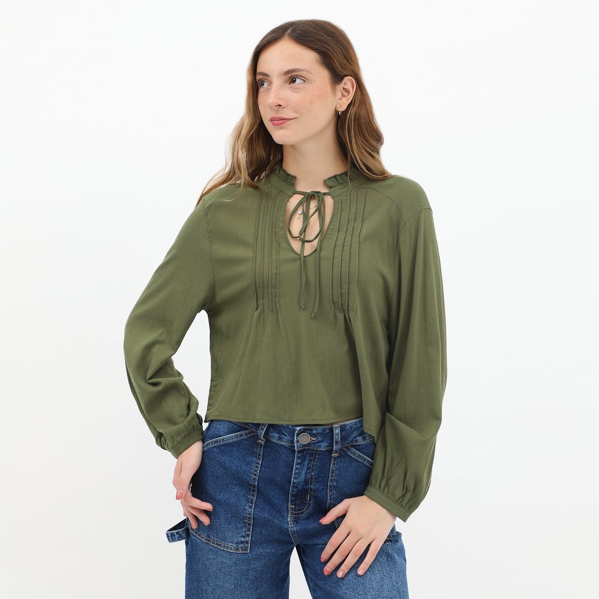 DOO AUSTRALIA - Blusa Manga Larga Casual Mujer Doo Australia