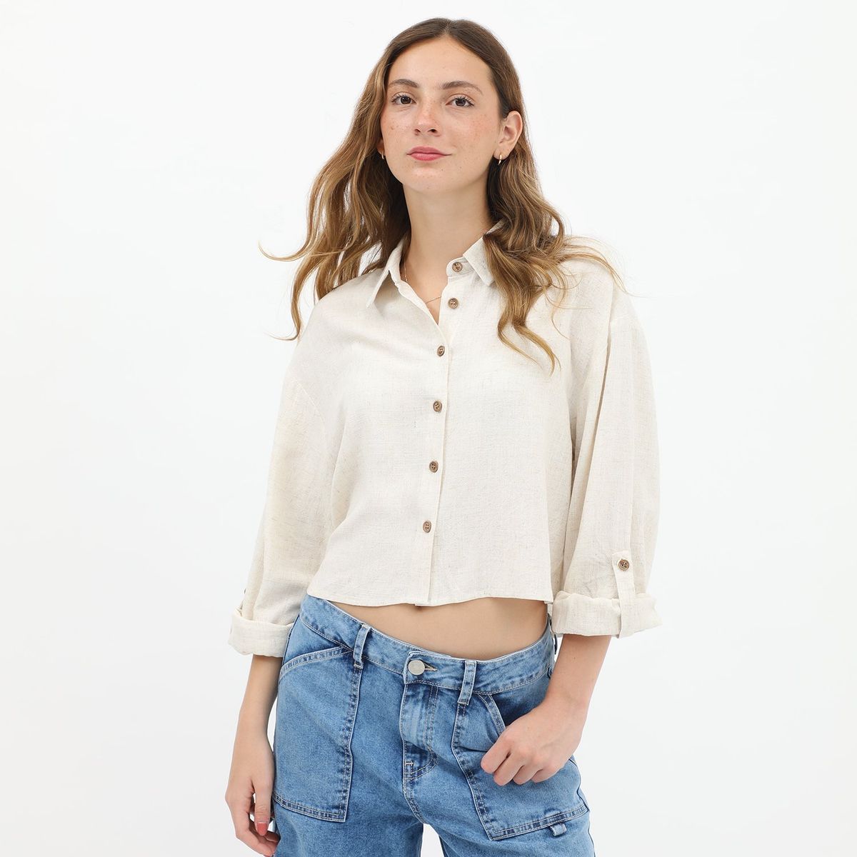 DOO AUSTRALIA - Blusa Manga Larga Casual Mujer Doo Australia