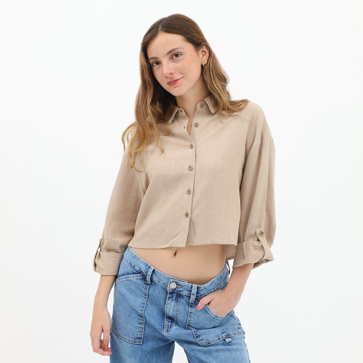 DOO AUSTRALIA - Blusa Manga Larga Casual Mujer Doo Australia