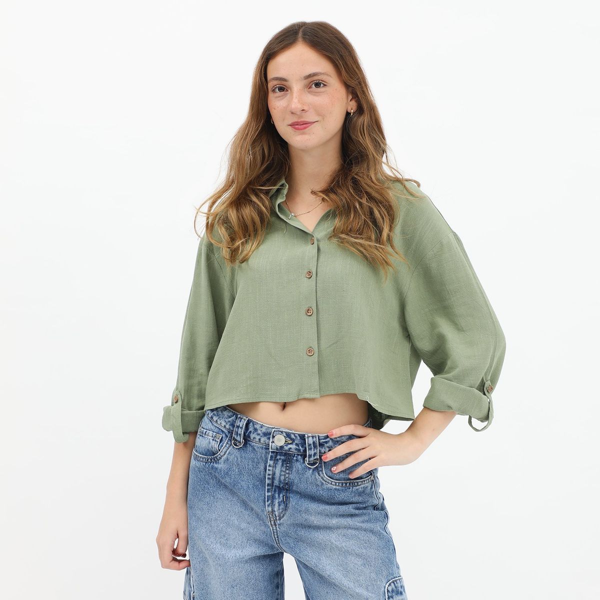 DOO AUSTRALIA - Blusa Manga Larga Casual Mujer Doo Australia