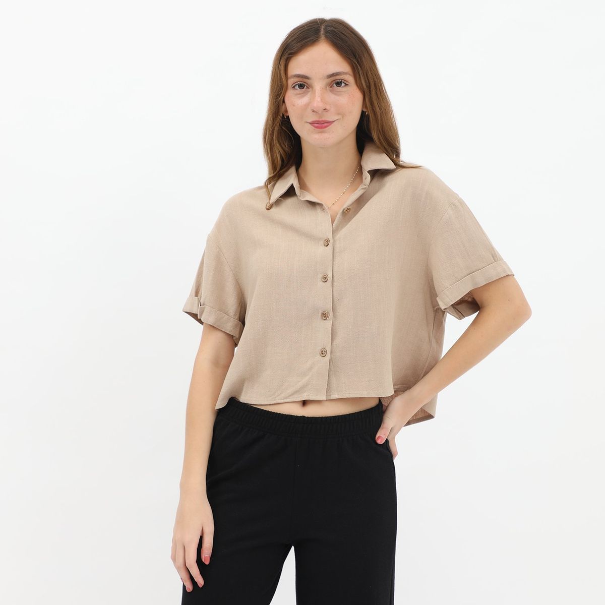 DOO AUSTRALIA - Blusa Manga Corta Casual Mujer Doo Australia