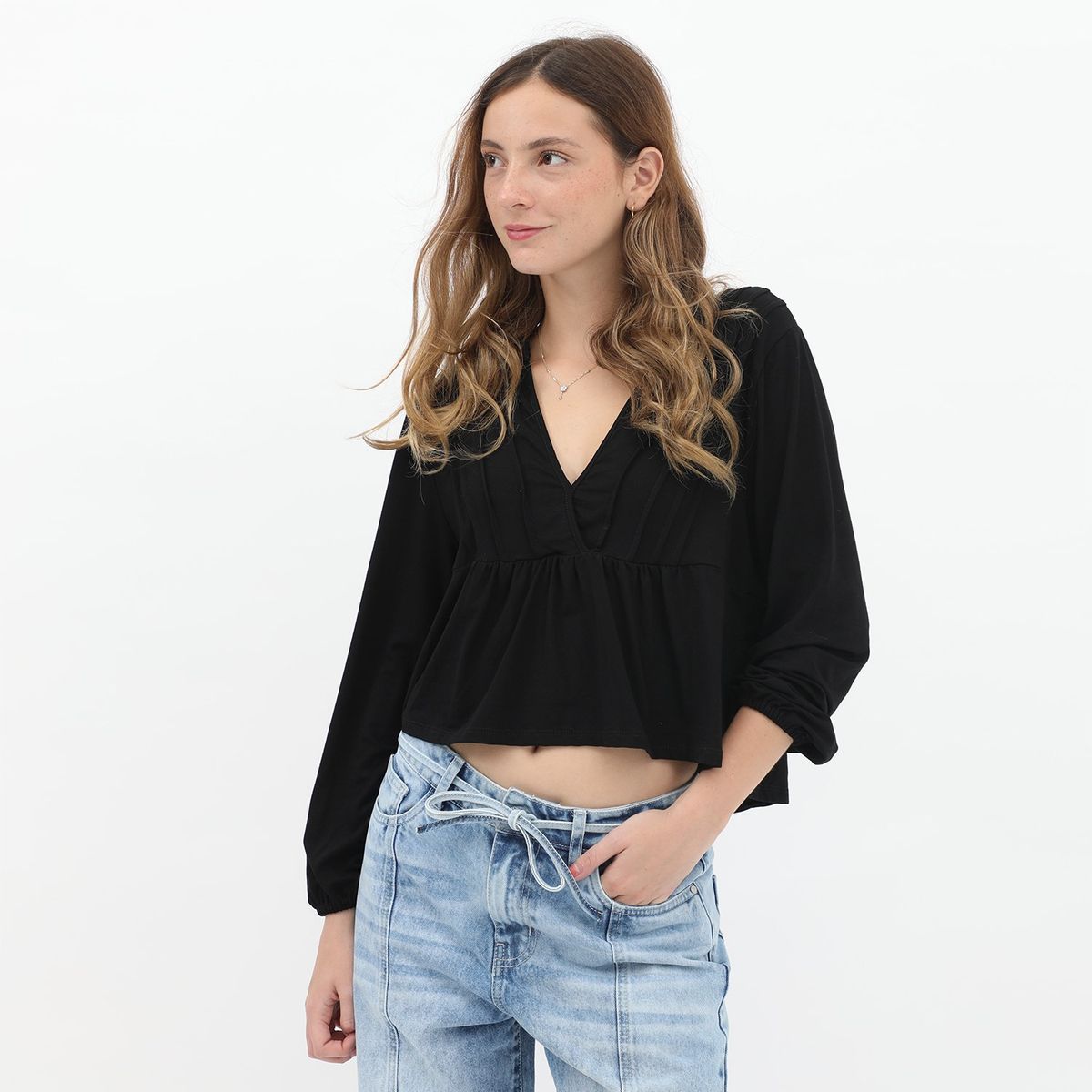 DOO AUSTRALIA - Top Manga Larga Casual Mujer Doo Australia