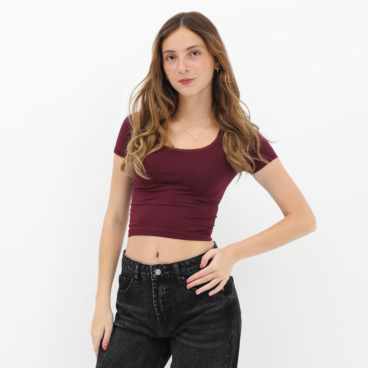 SYBILLA - Polo Manga Corta Casual Mujer Sybill