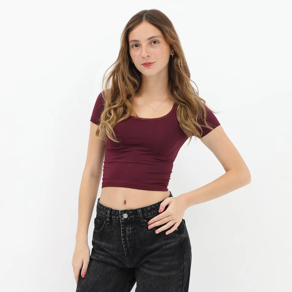 SYBILLA - Polo Manga Corta Casual Mujer Sybill