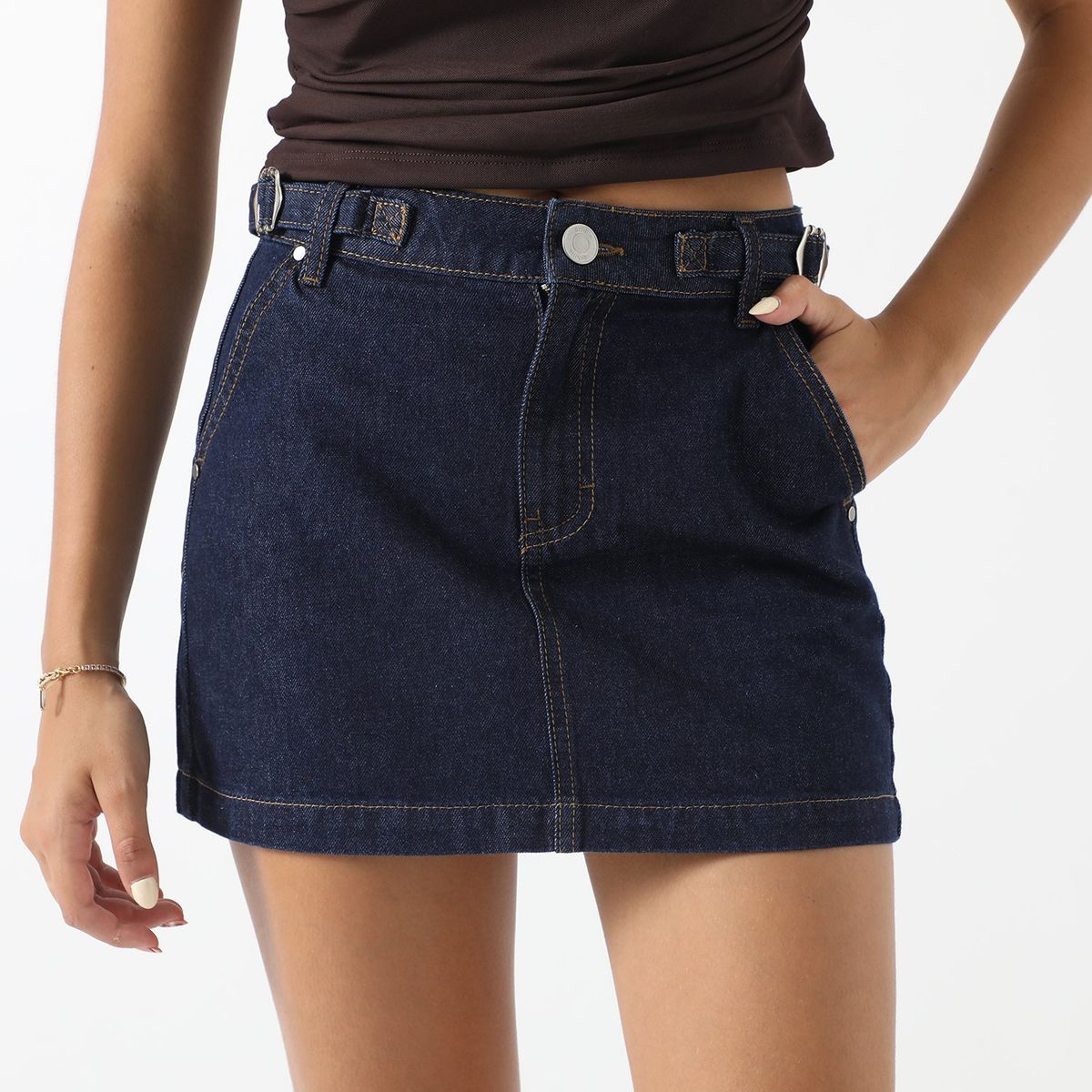 SYBILLA - Falda Short Algodón Mujer Sybilla