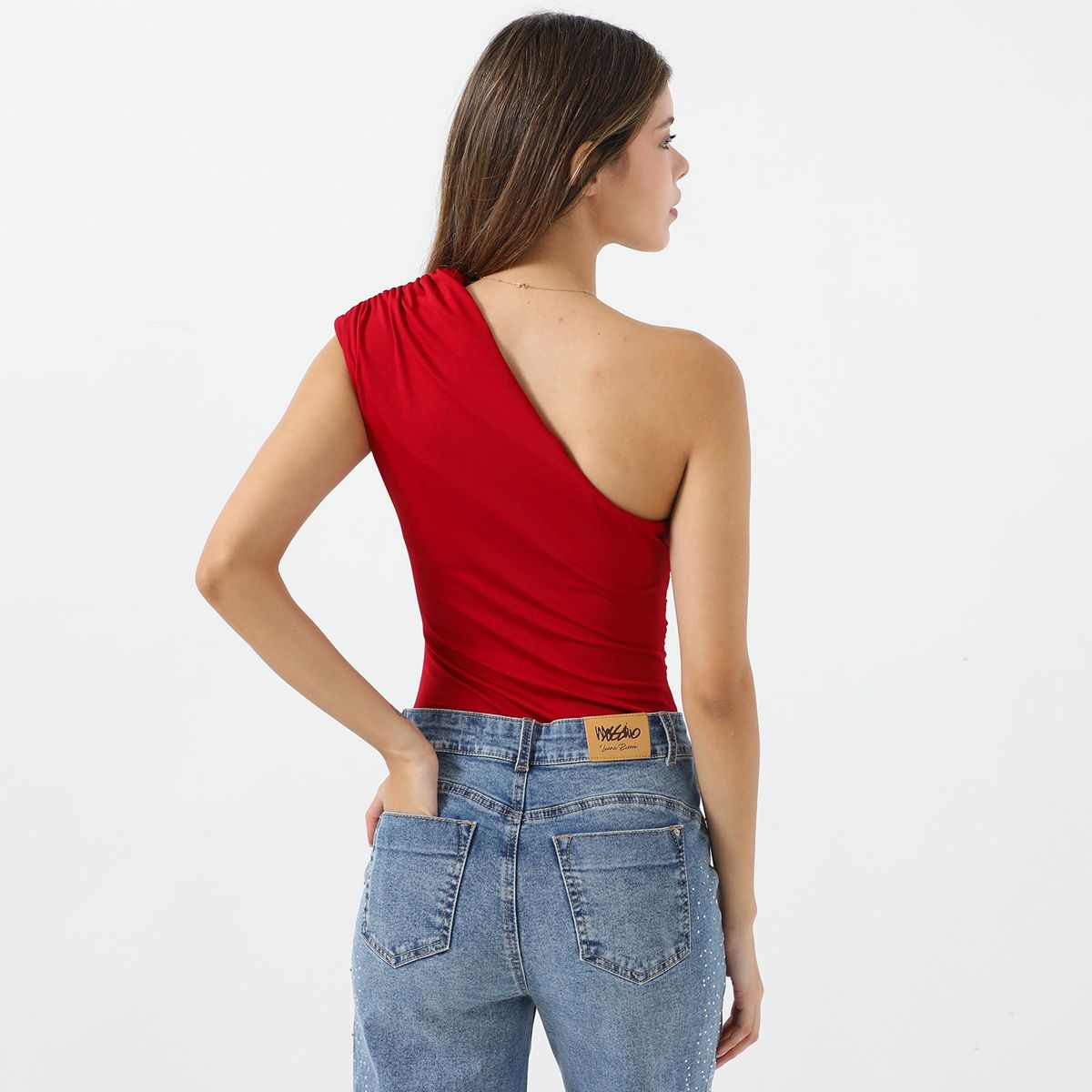 MOSSIMO - Body Un Hombro Con Arruche