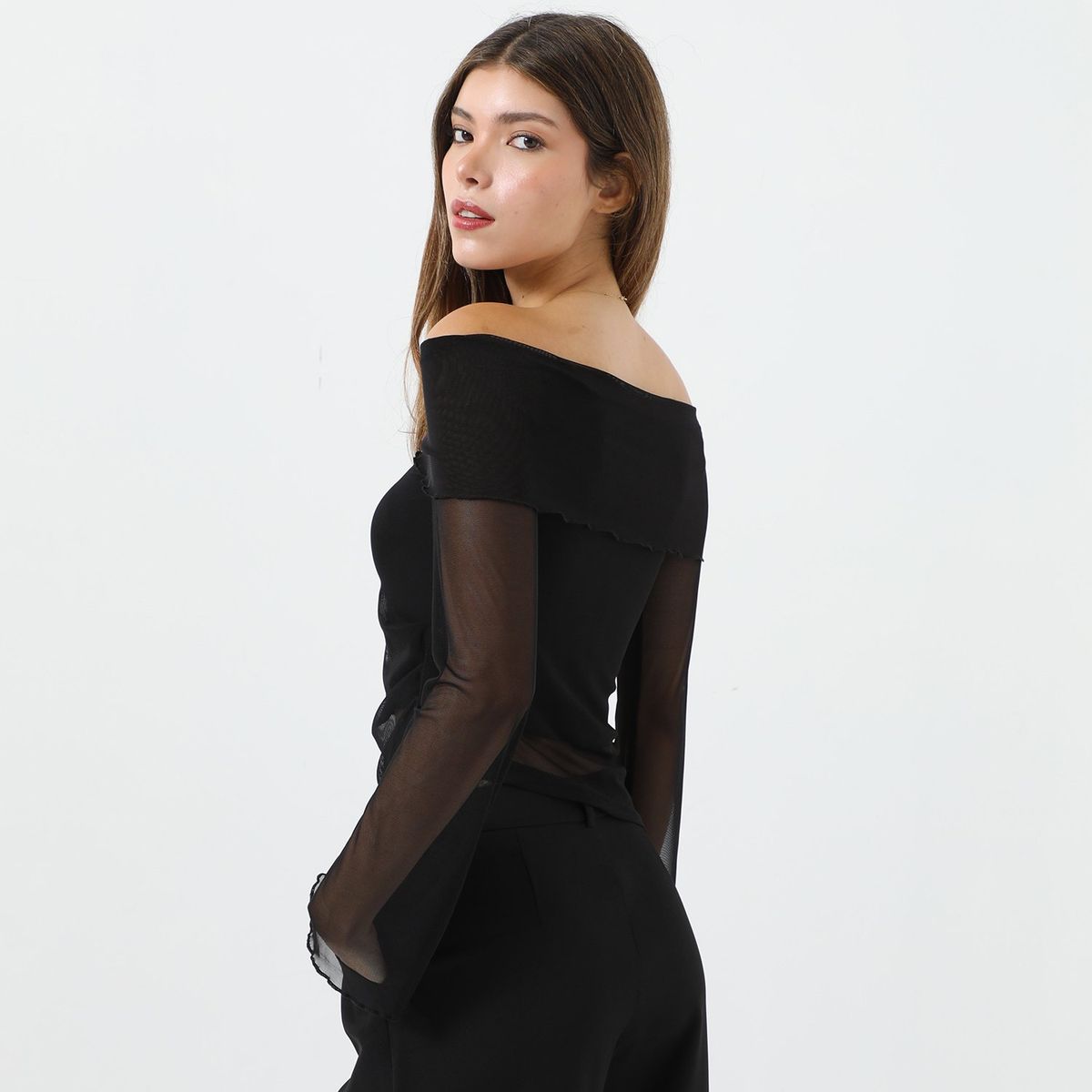 MOSSIMO - Top Off Shoulder Con Arruch