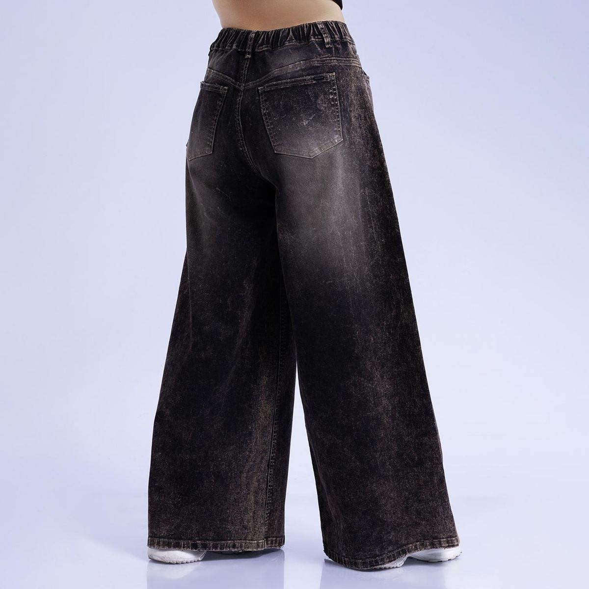 KANSAS - Jean Wide Leg Tiro Alto Mujer Kansas