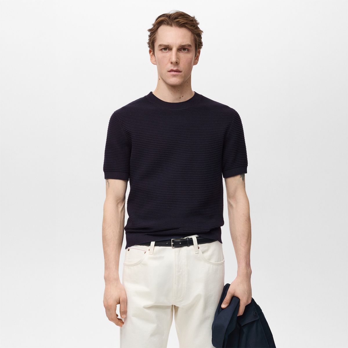 MANGO - Polo Manga Corta Hombre Mango