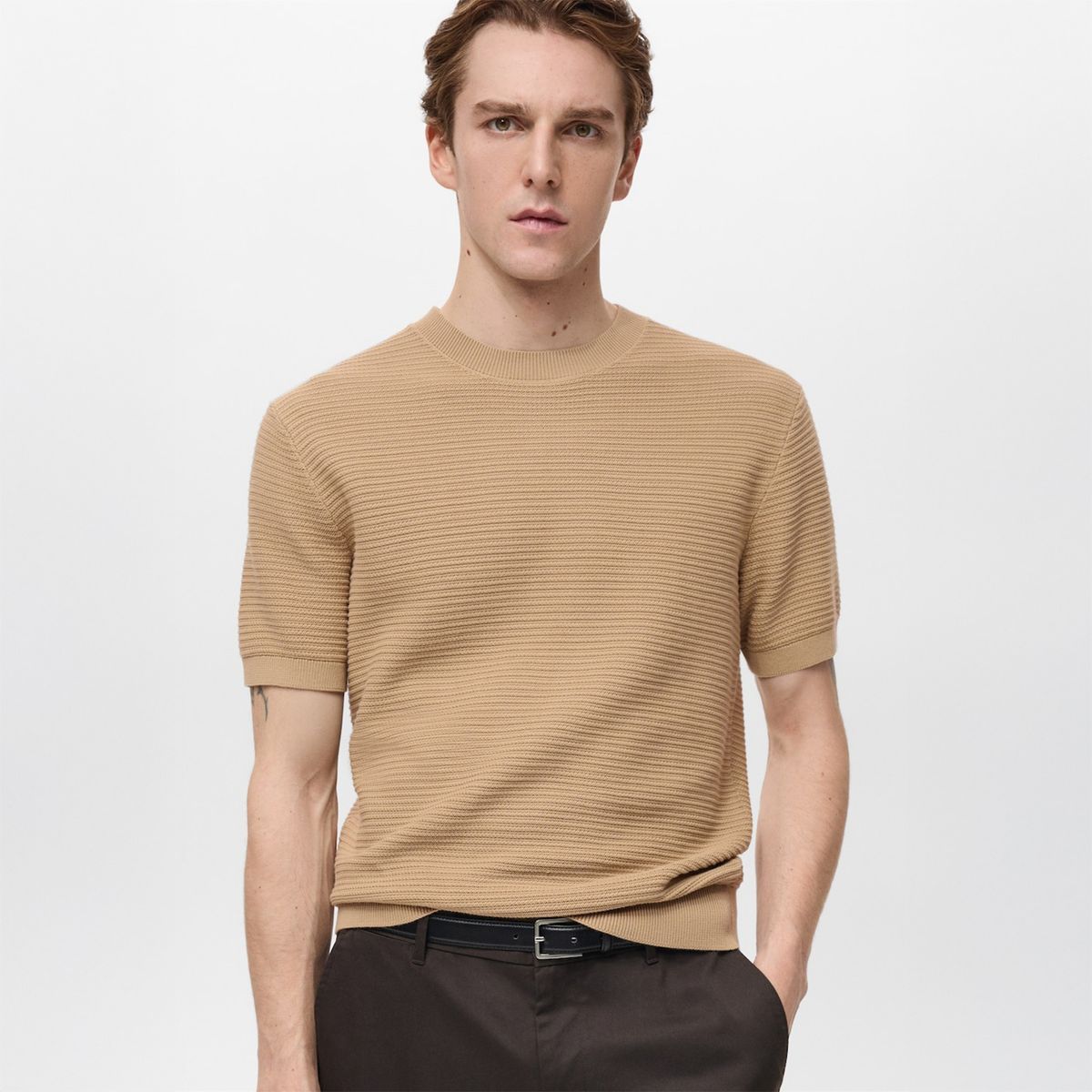 MANGO - Polo Manga Corta Hombre Mango