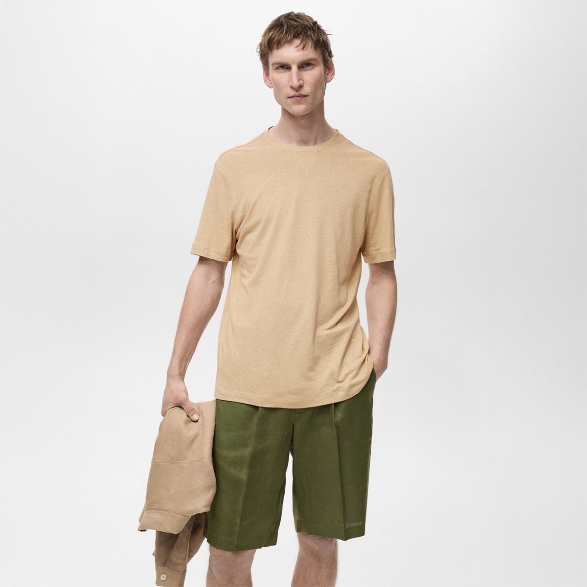 MANGO - Polo Lino Slim Fit Mango Man